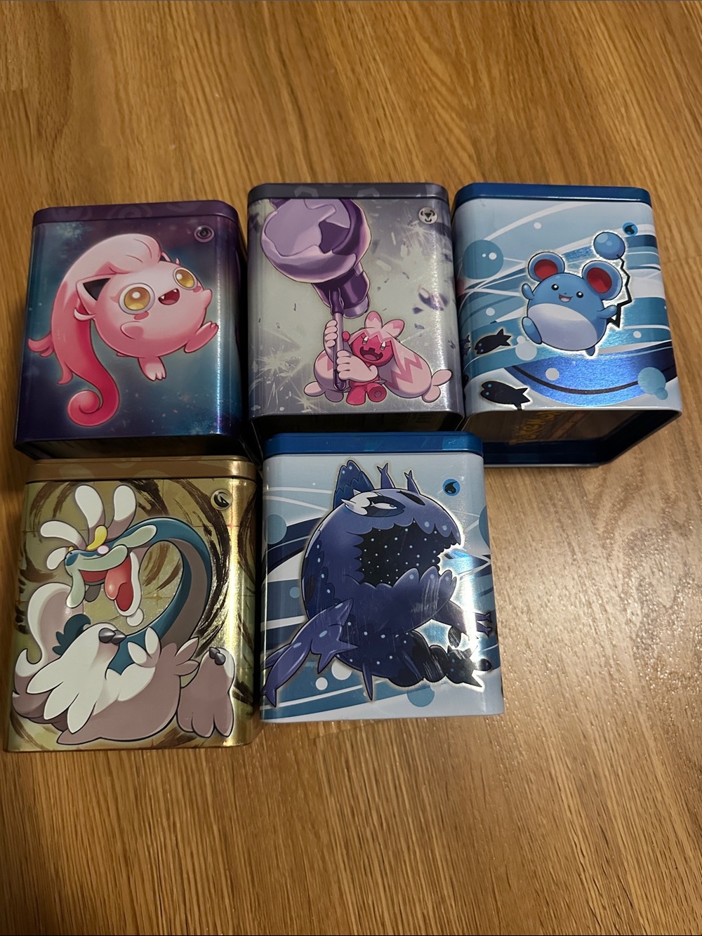 Pokémon Trading Card Game Metal Storage Tin - EMPTY BOXES ONLY